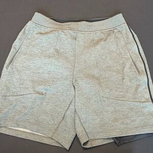 lululemon Heathered Gray Lined Athletic Shorts Size S